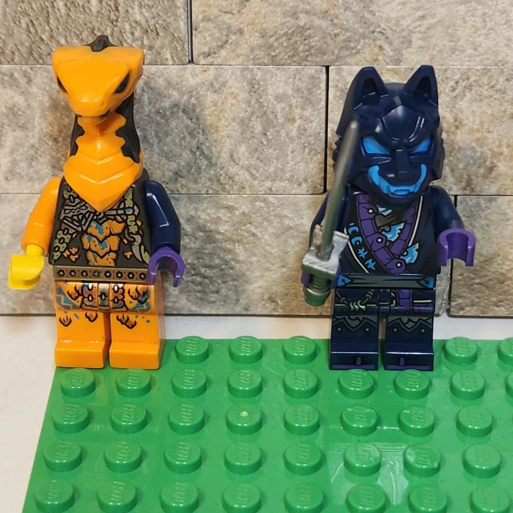LEGO Ninjago Minifigure Lot Jay Wolf Mask Warrior Serpentine Dragons Rising